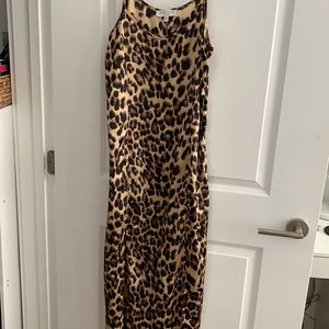 Maxi dress with slits